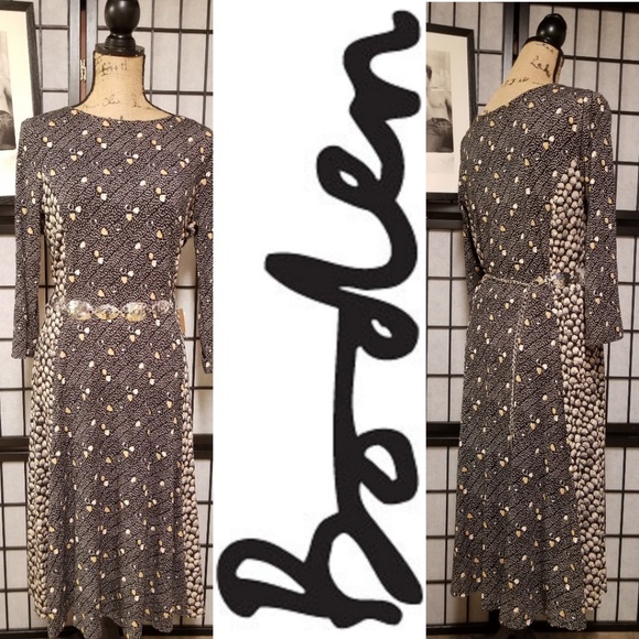 Boden Dresses & Skirts - 🌰Boden Mushroom Print Long Midi Dress.  Size 12🌰